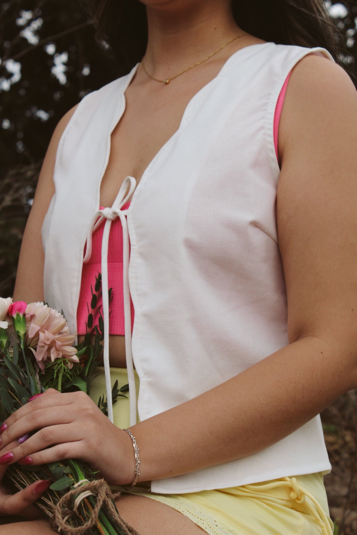The Sadie Tie Tank