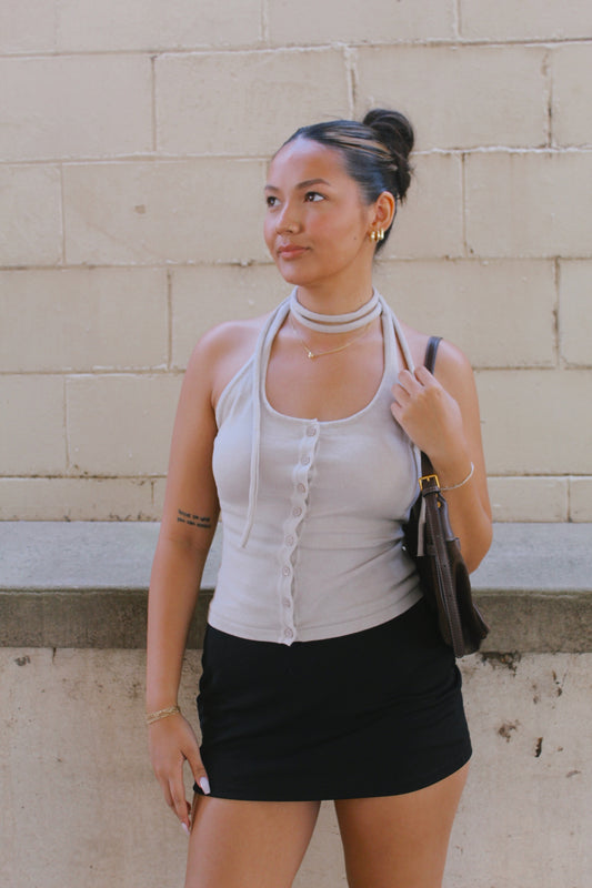 The Cosmo Knit Halter Top