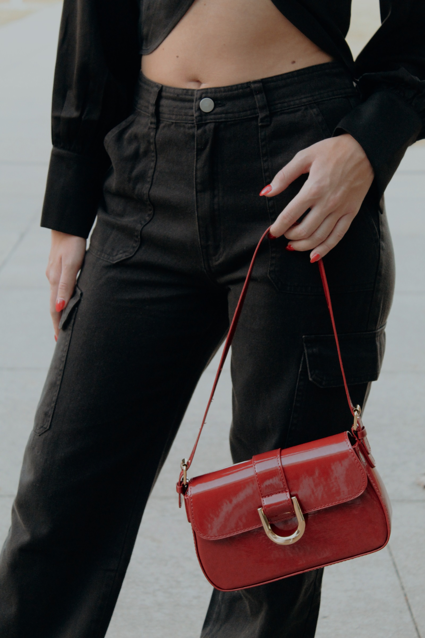 The Kate Purse - Cherry Red